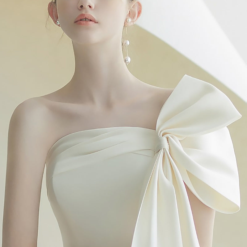 Women's White French Bra Dress