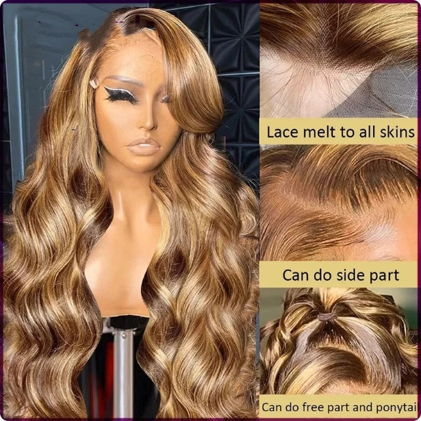 Long Curly Hair Big Wave Lace Hair Cover