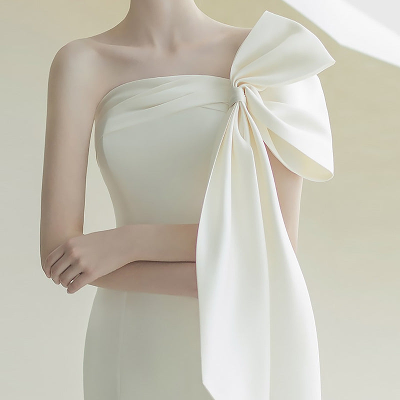 Women's White French Bra Dress