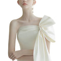 Women's White French Bra Dress