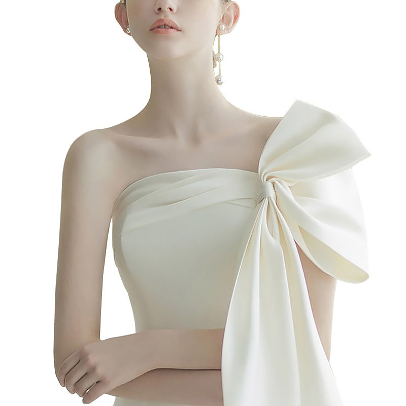 Women's White French Bra Dress